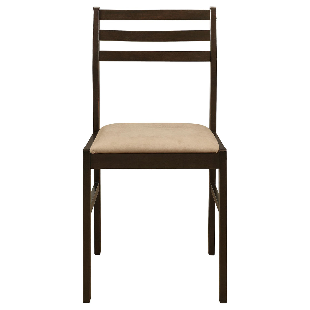 coaster-furniture-130005-bucknell-3-piece-round-drop-leaf-dining-table-set-cappuccino