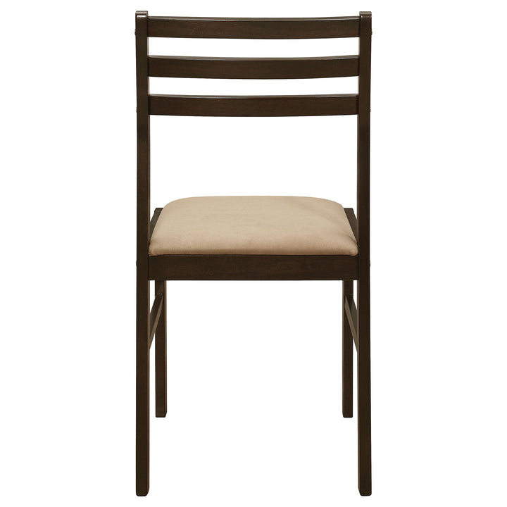 coaster-furniture-130005-bucknell-3-piece-round-drop-leaf-dining-table-set-cappuccino