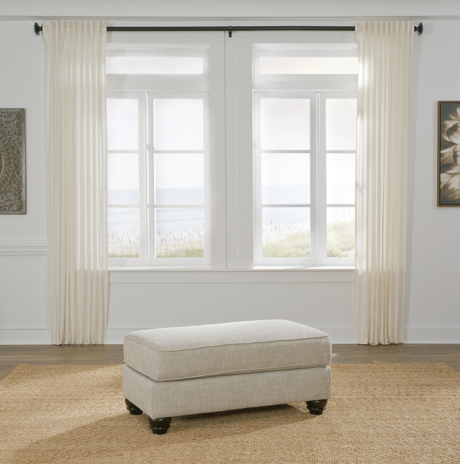 Asanti Ottoman - Pearl Silver (2)