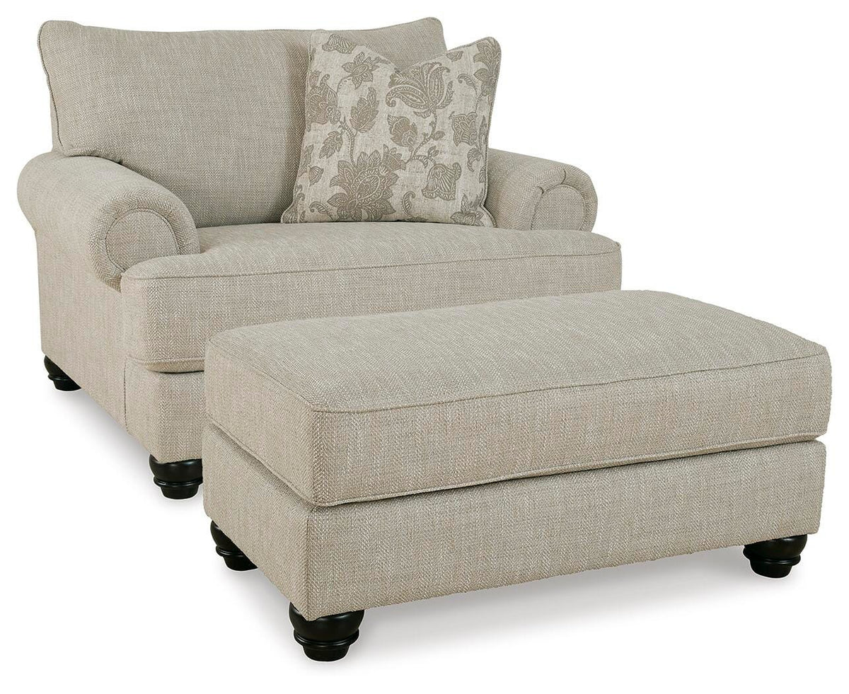 Asanti Oversized Chair and Ottoman - Fog (2)