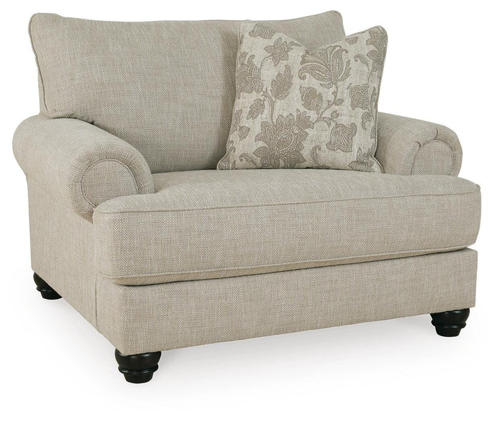 Asanti Oversized Chair - Pearl Silver (1)