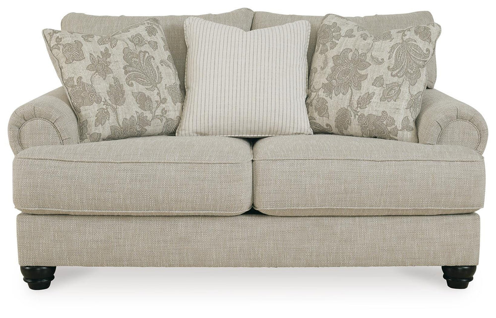 Asanti Loveseat - Pearl Silver (1)