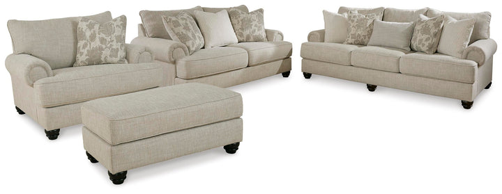 Asanti Sofa, Loveseat, Oversized Chair and Ottoman - Fog (1)