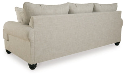 Asanti Sofa - Pearl Silver