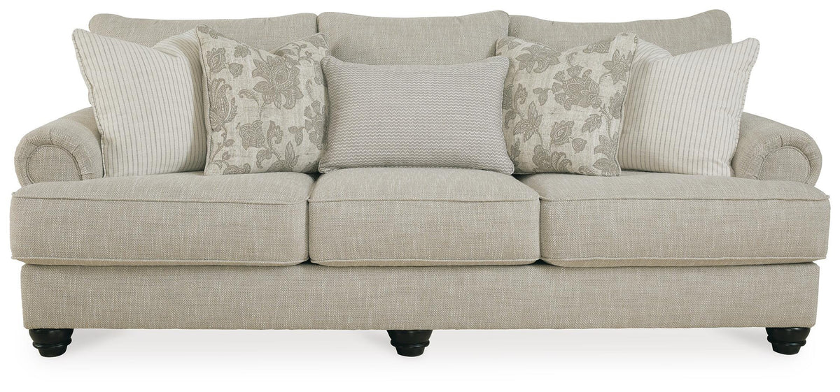 Asanti Sofa, Loveseat, Oversized Chair and Ottoman - Fog (2)