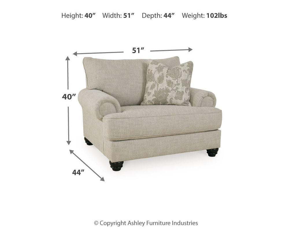 Asanti Oversized Chair - Pearl Silver (7)