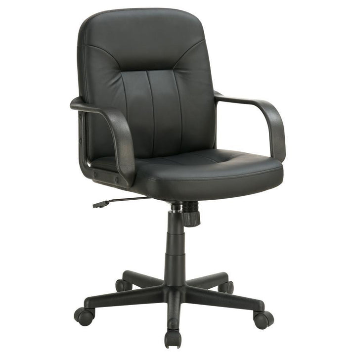 Coaster Furniture Minato - Upholstered Adjustable Home Office Desk Chair - Black