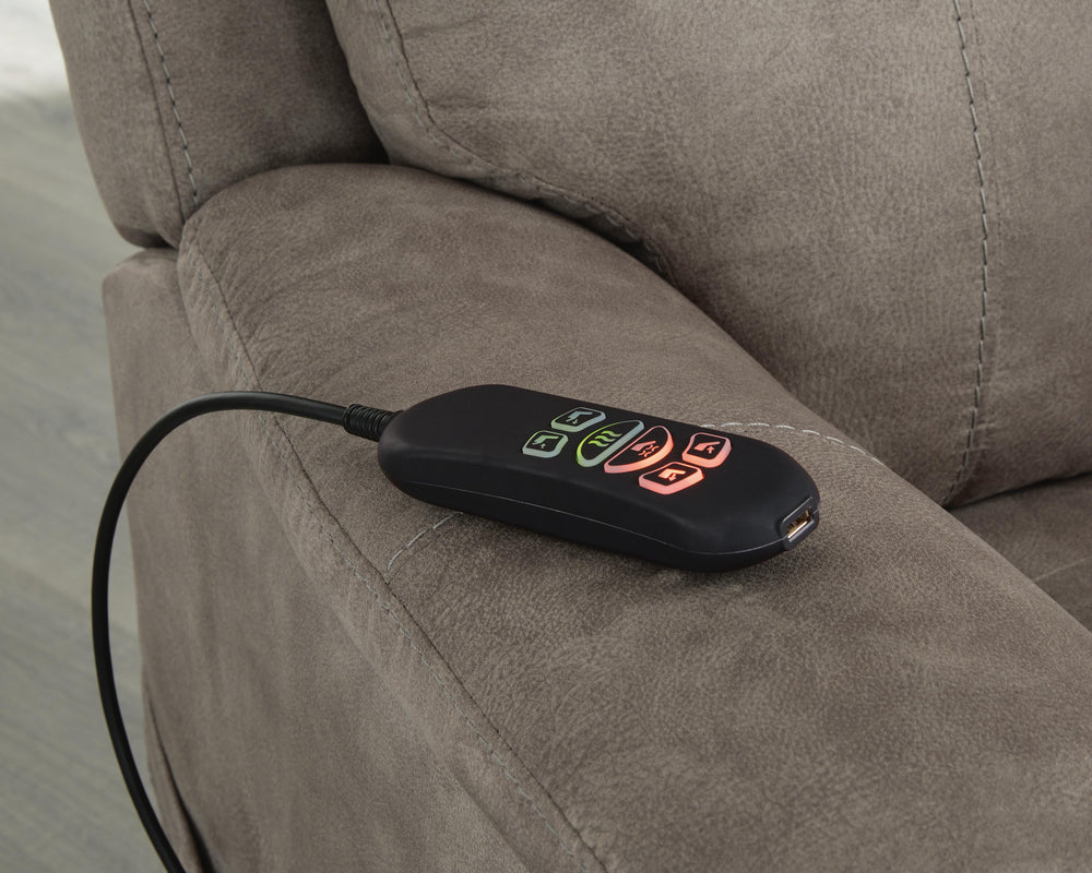 Crestmeade Power Lift Recliner - Dark Gray (12)