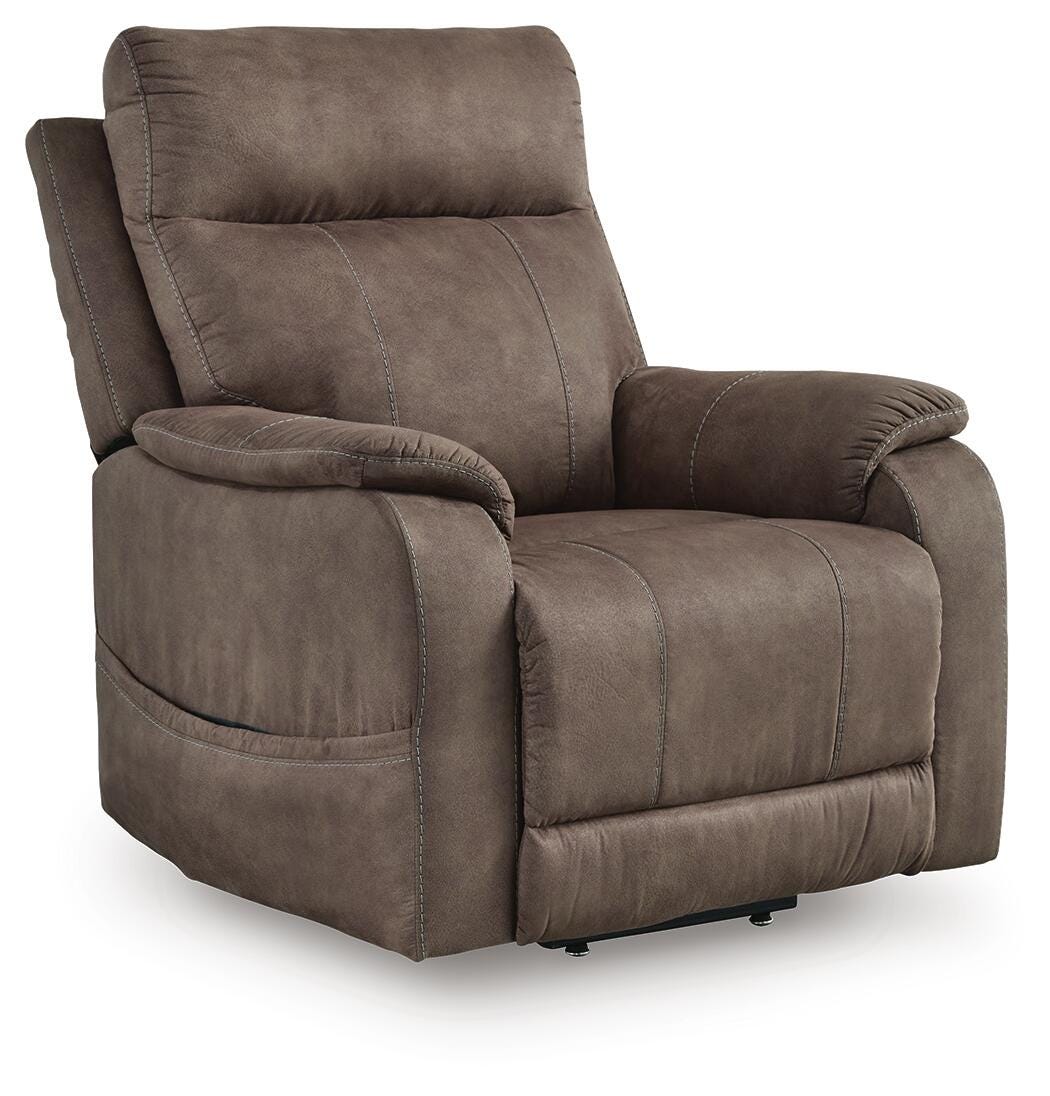Crestmeade Power Lift Recliner - Dark Brown (1)