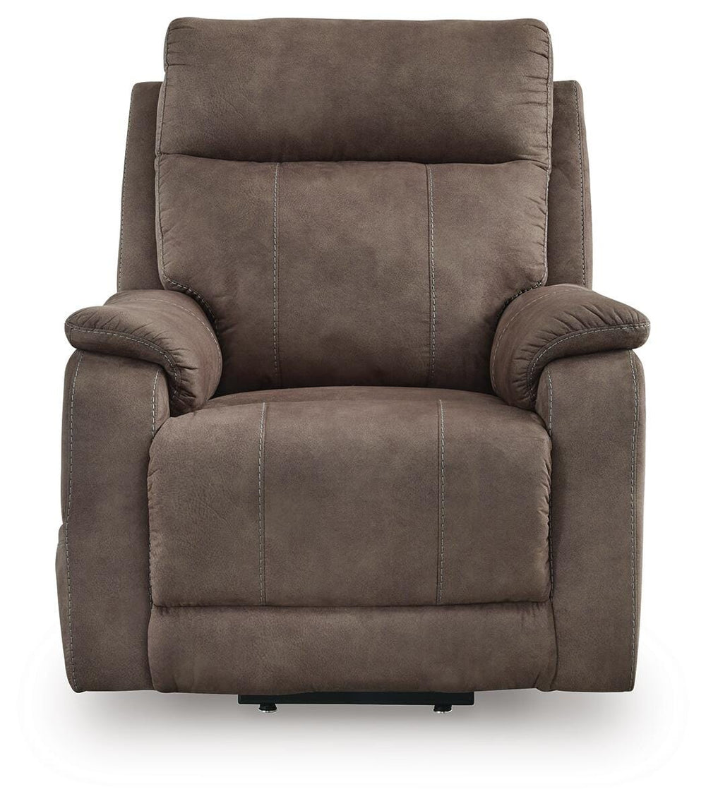 Crestmeade Power Lift Recliner - Dark Brown (4)