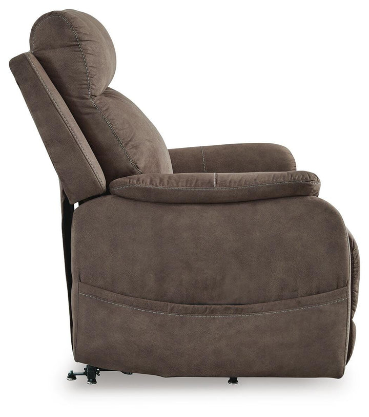 Crestmeade Power Lift Recliner - Dark Brown (6)