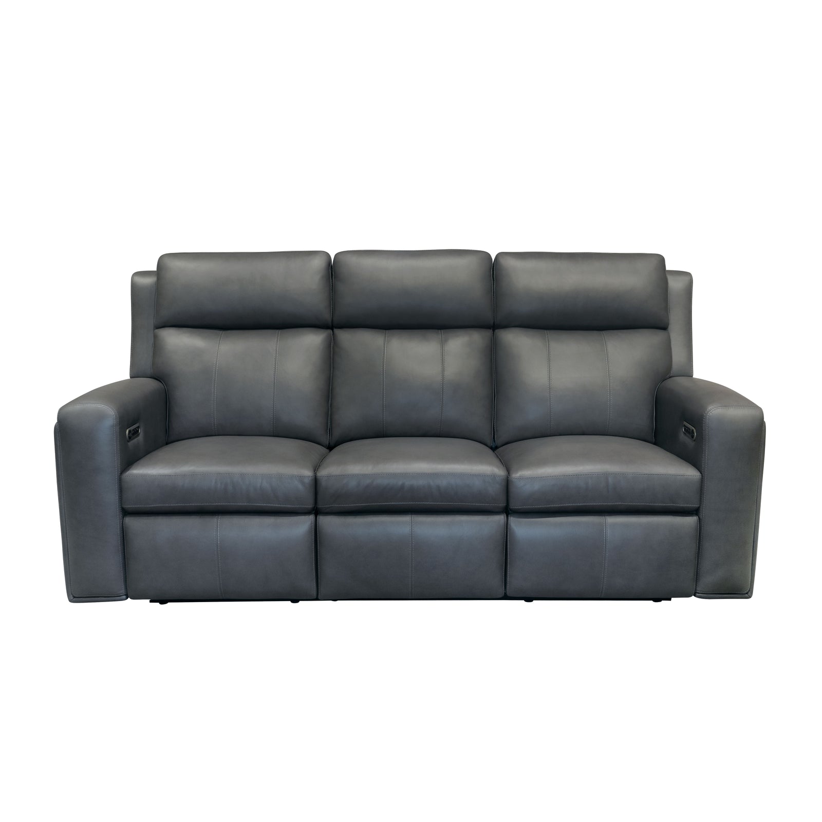 Wyatt  Power Reclining Sofa With Power Headrests & Lumbar  Dark Gray