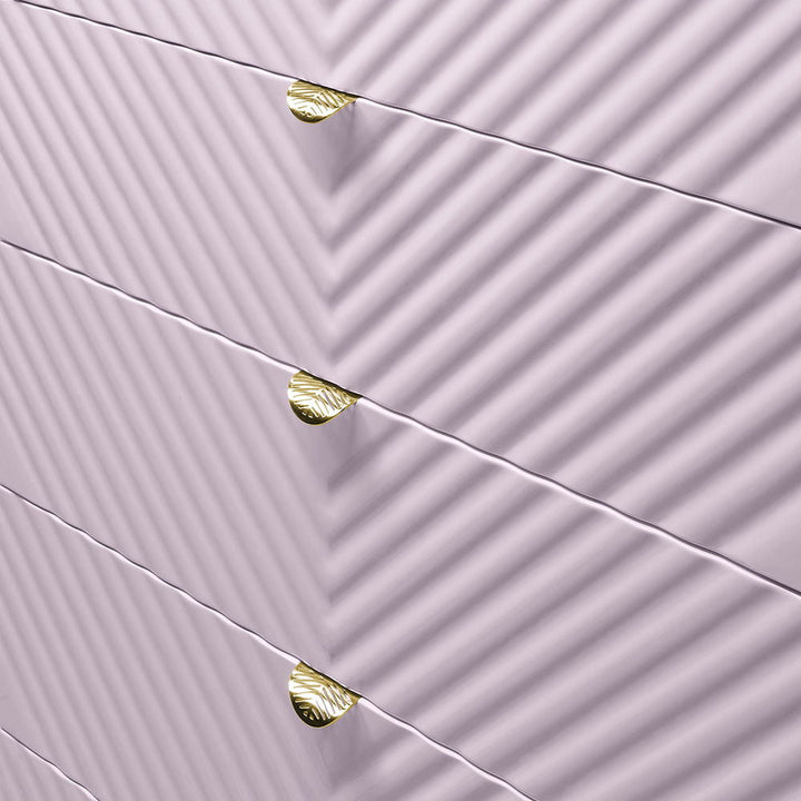 Gaines - Chest - Pink High Gloss