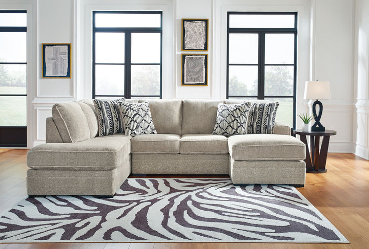 Calnita - 2-Piece Sectional With Laf Corner Chaise - Sisal by Ashley Furniture product image