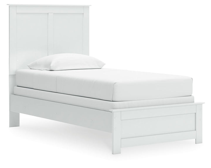 Bostwick Shoals - Twin Panel Bed With Framed Footboard - White by Ashley Furniture product image