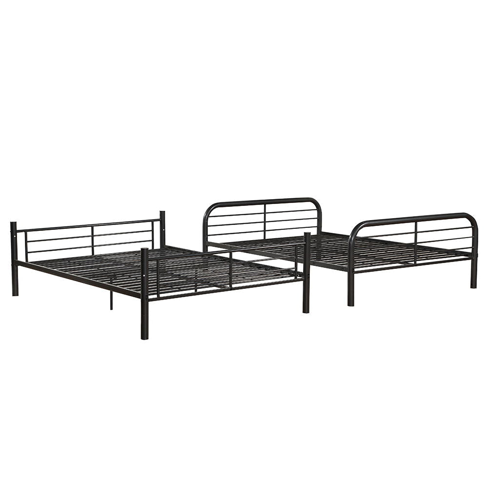 Bristol - Full Over Full Bunk Bed - Gunmetal