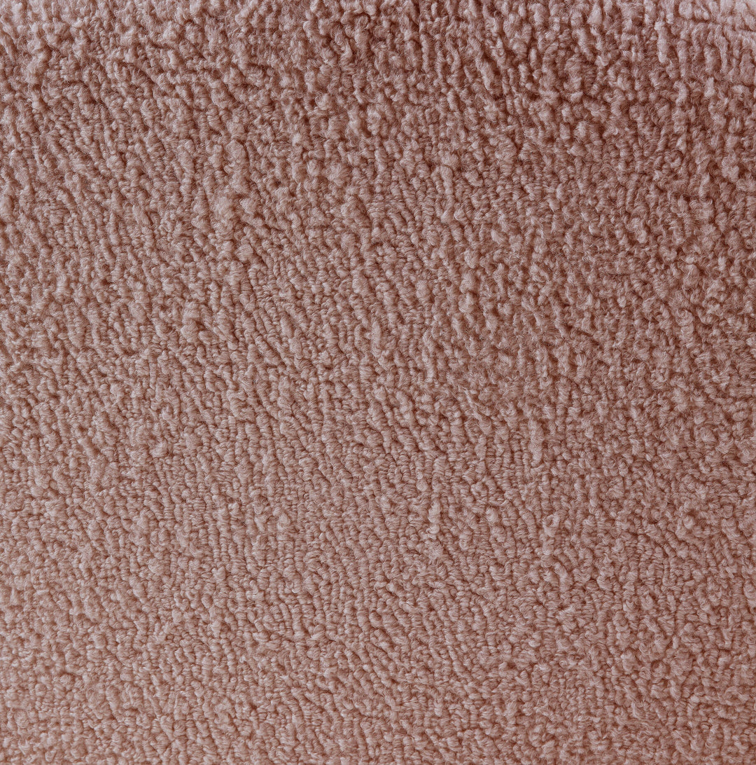 Yedaid - Sherpa Accent Chair With Swivel - Pink