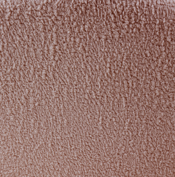 Yedaid - Sherpa Accent Chair With Swivel - Pink