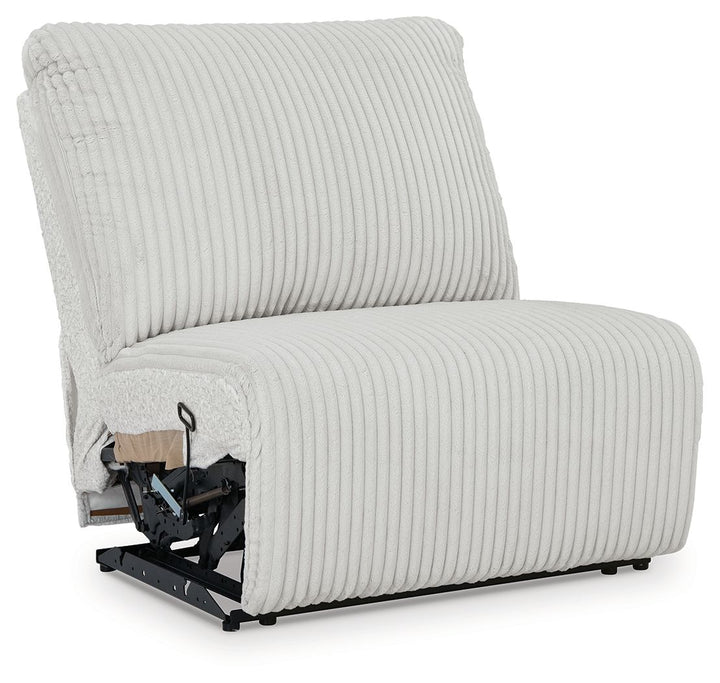 Top Tier - 4-Piece Reclining Sectional With Laf Press Back Chaise - Alloy by Ashley Furniture product image