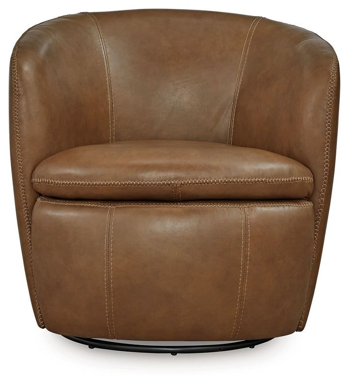 Kierreys - Swivel Chair - Caramel