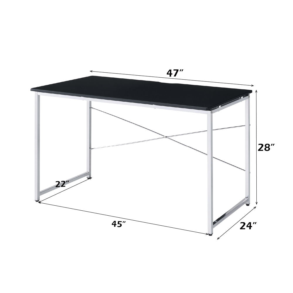 tennos-vanity-desk-same-93195-black-chrome