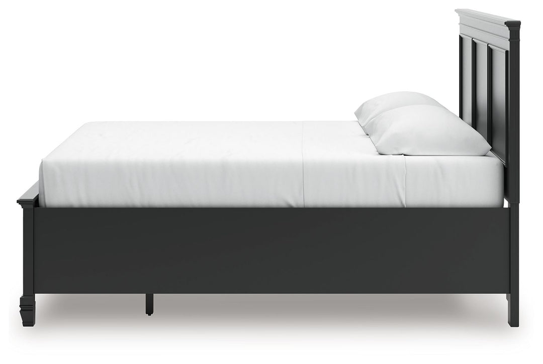 Lanolee - King Panel Storage Bed - Black by Ashley Furniture product image