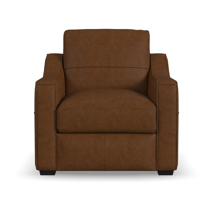 Hudson Leather Chair in Autumn