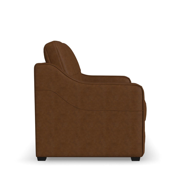 Hudson Leather Loveseat in Autumn