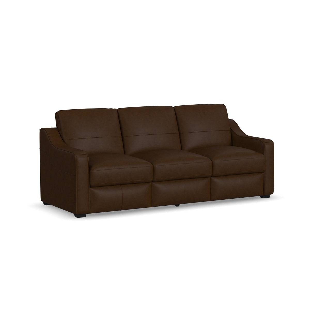Hudson Leather Sofa in Woodland