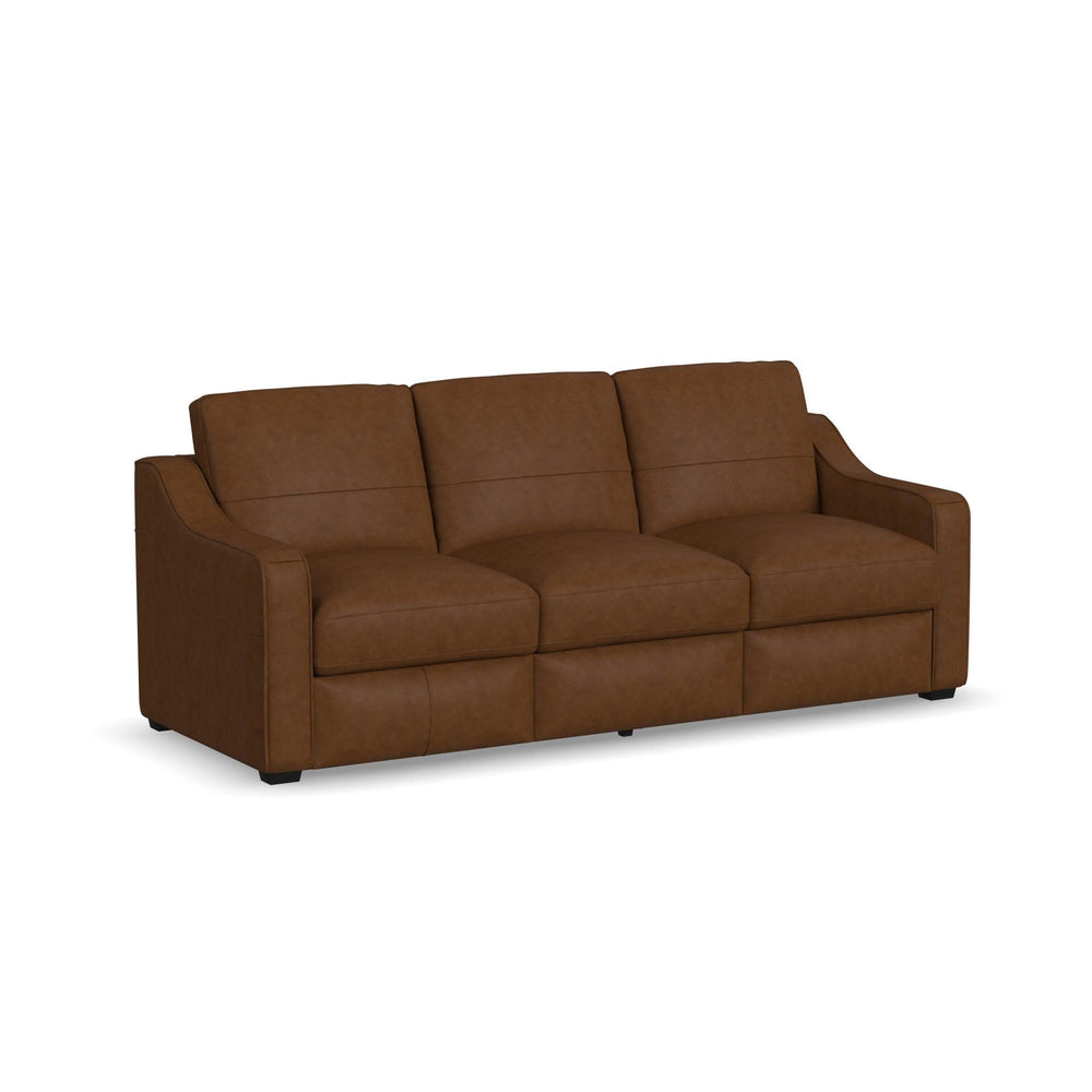 Hudson Leather Sofa in Autumn
