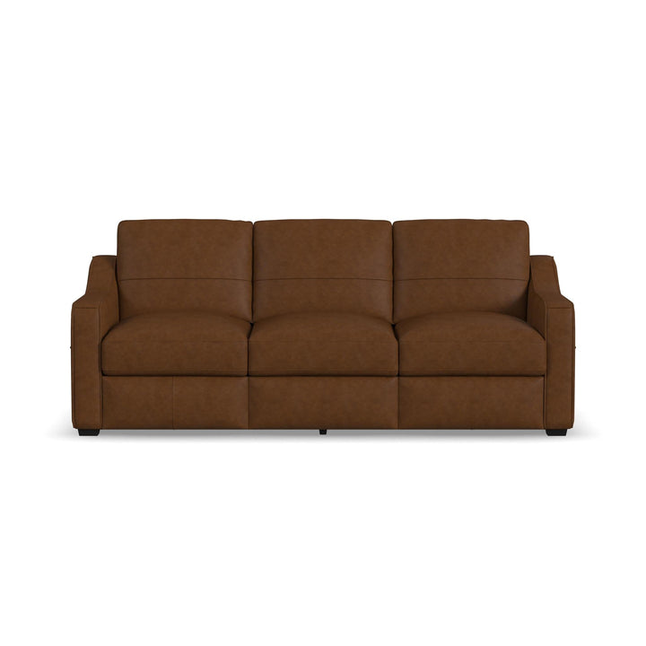 Hudson Leather Sofa in Autumn