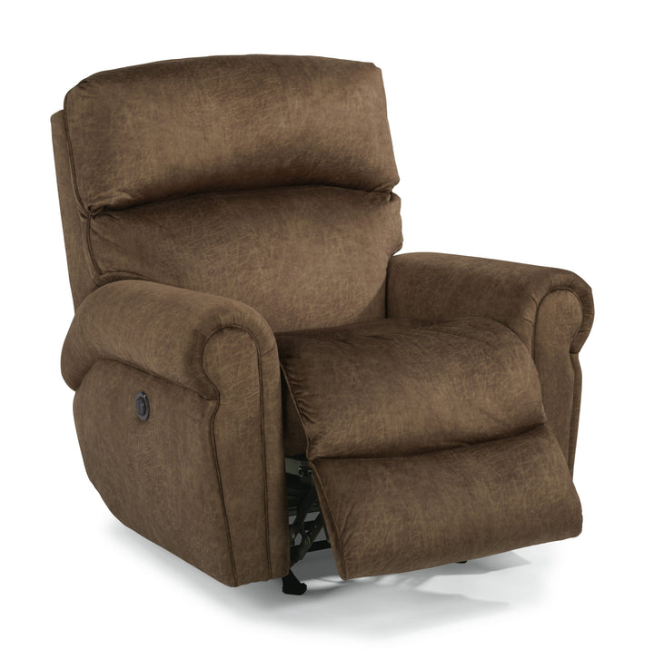Langston Power Rocking Recliner Dark Brown