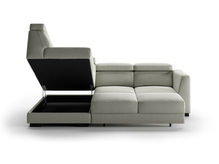 Luonto Halti studio - Halti LHF-Chaise-RHF-Loveseat-Sleeper Lens-700 402-6 Walnut Open Front