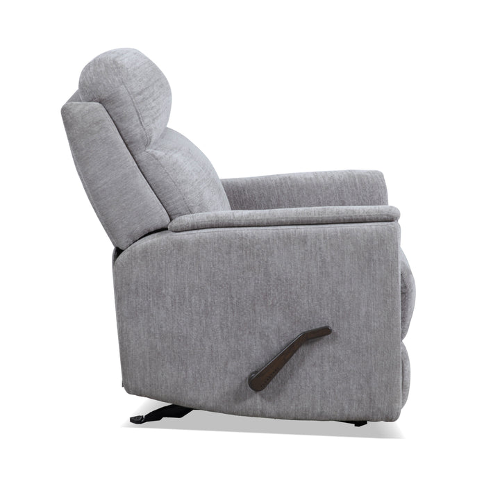 Compact Gliding Recliner Moon Gray