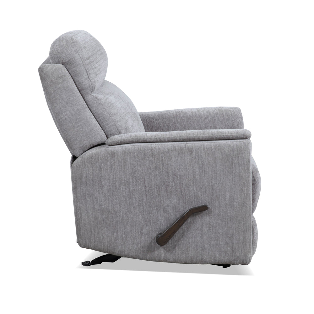 Compact Gliding Recliner Moon Gray
