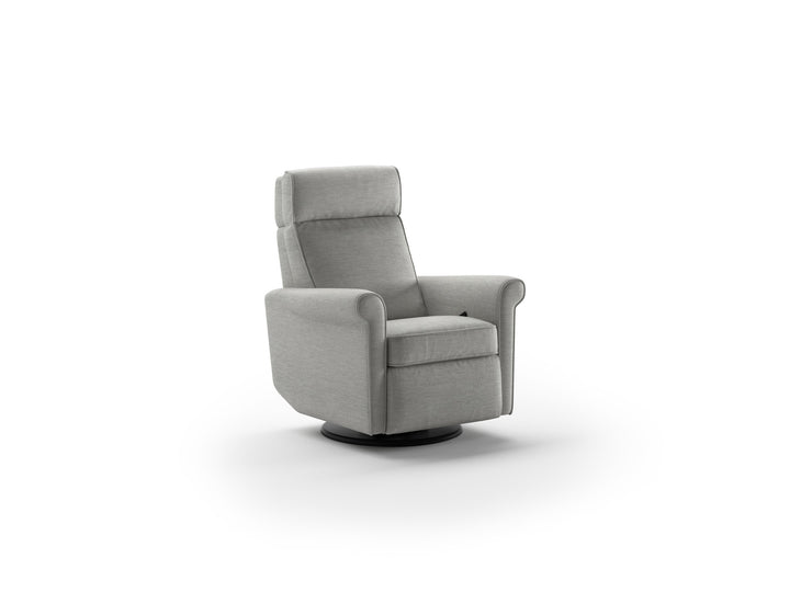 Luonto Rolled studio - Rolled-Recliner Manual Oliver-173 Closed Angle