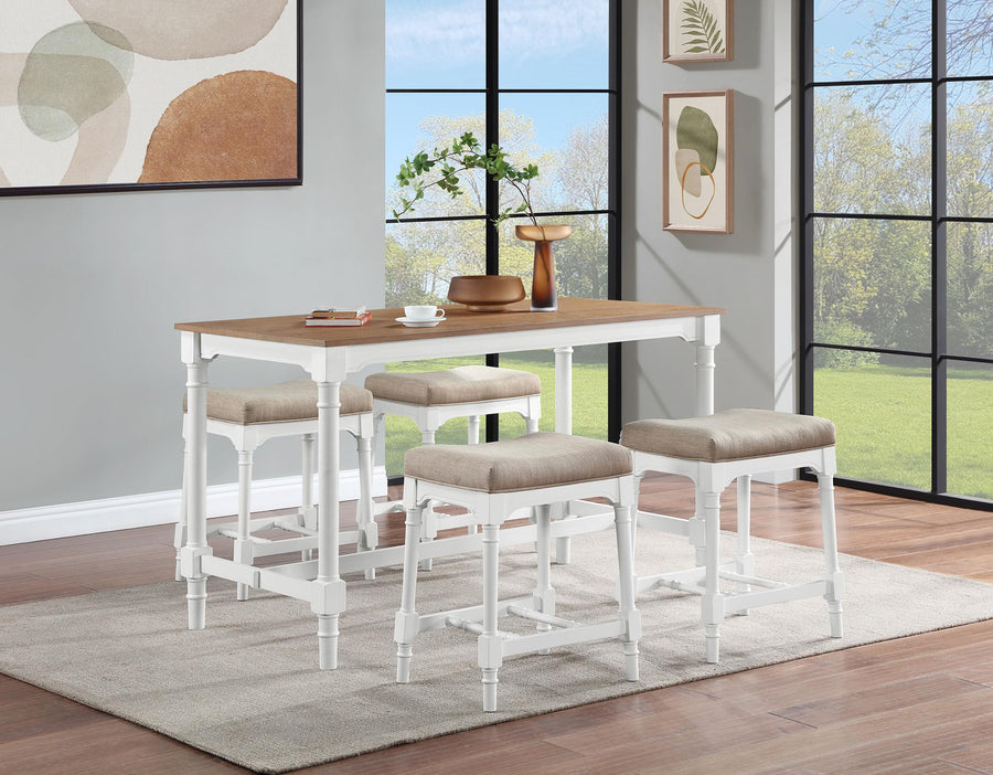 coaster-furniture-150375-martina-5-piece-rectangular-counter-height-dining-set-white
