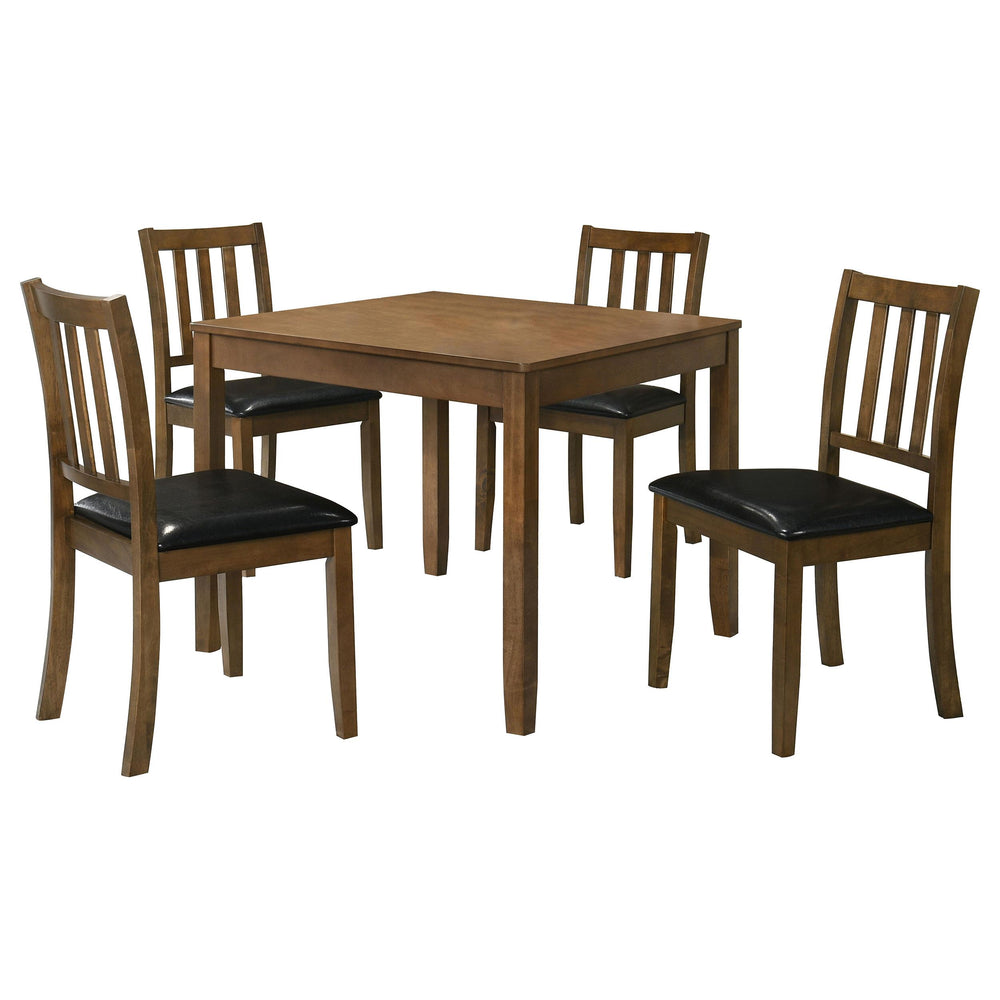 coaster-furniture-150400-parkwood-5-piece-square-dining-table-set-honey-brown