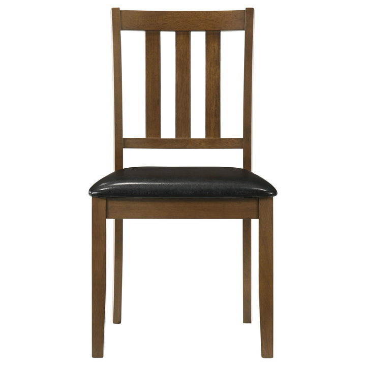 coaster-furniture-150400-parkwood-5-piece-square-dining-table-set-honey-brown