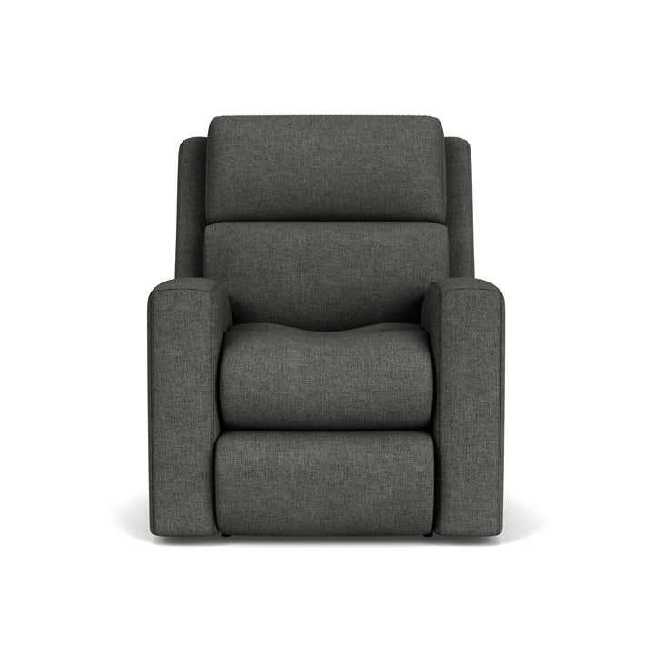 Score Power Recliner With Power Headrest &amp; Lumbar Dark Gray