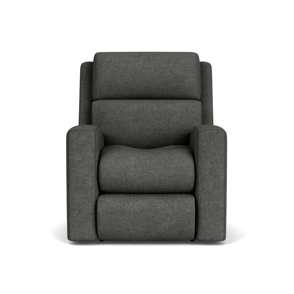 Score Power Recliner With Power Headrest & Lumbar Dark Gray