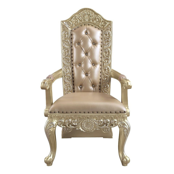vatican-arm-chair-set-of-2-synthetic-leather-champagne-silver