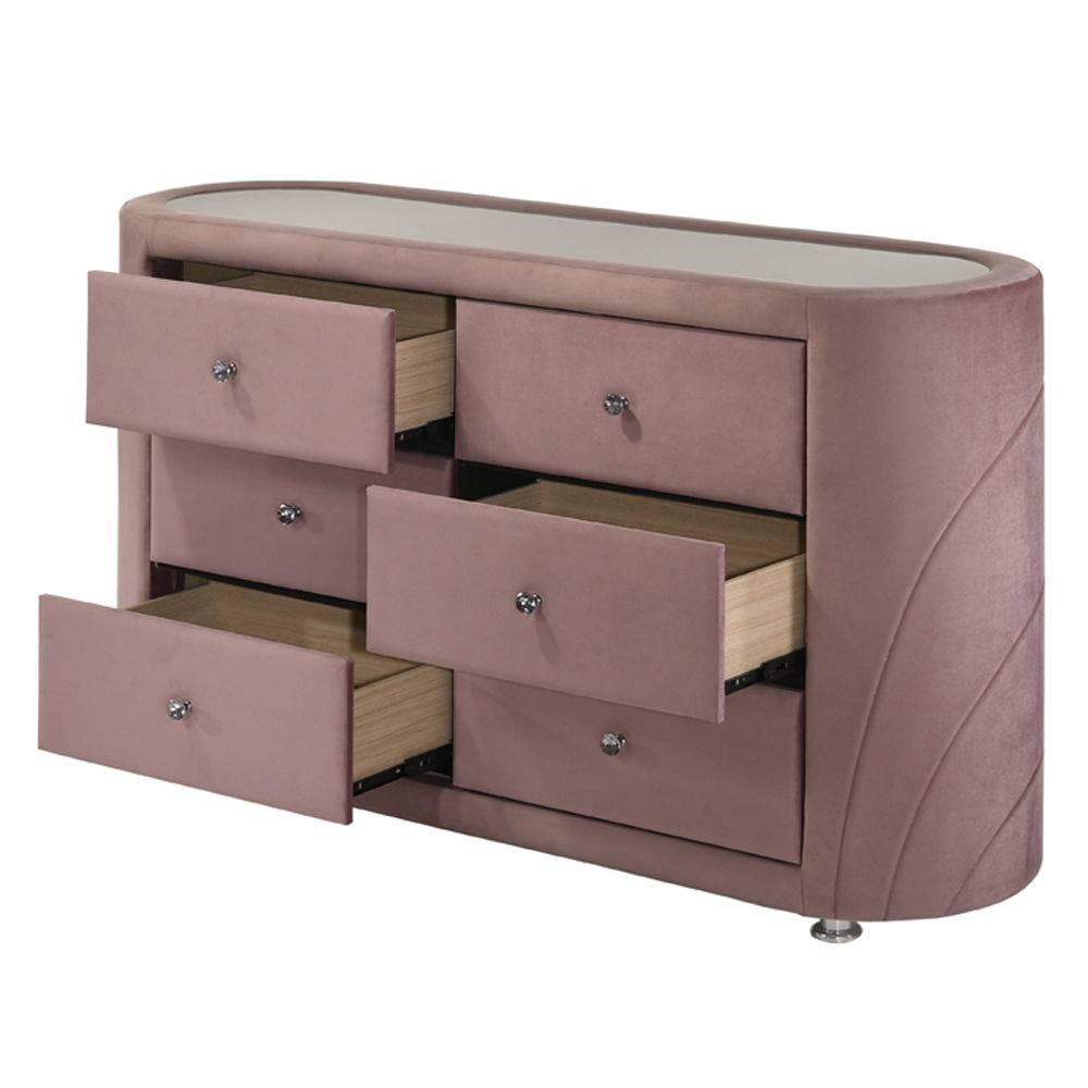 salonia-dresser-pink-velvet