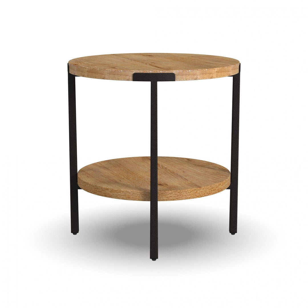 flexsteel-w1077-02-millwork-round-end-table-light-brown