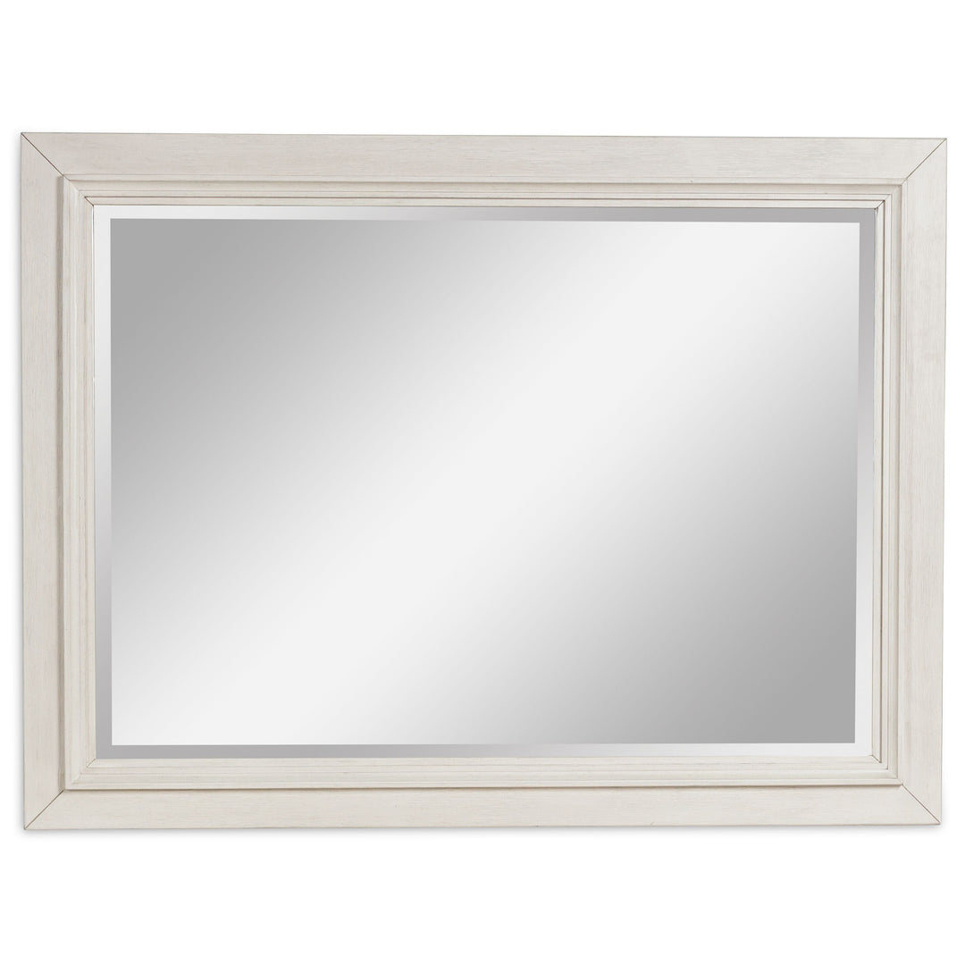 Shaybrock - Bedroom Mirror - Antique White / Brown