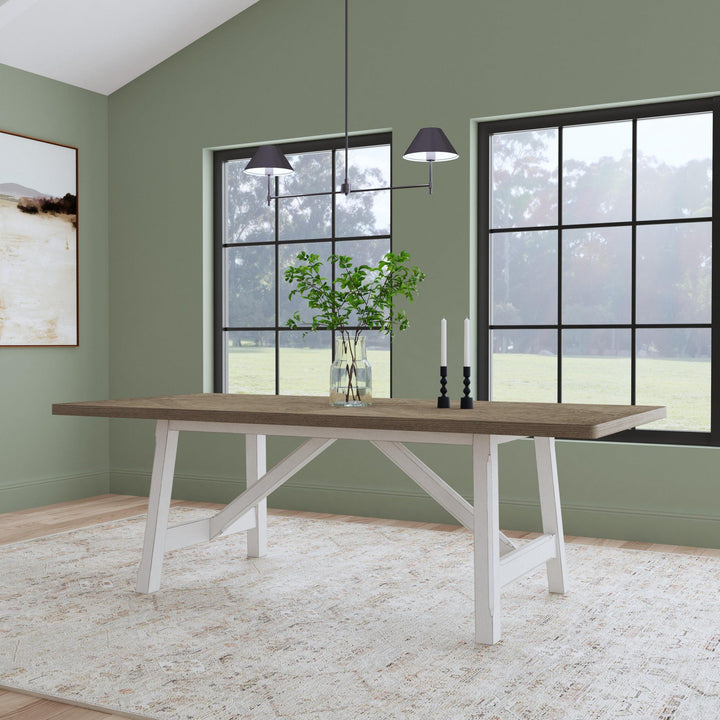 Melody Rectangular Dining Table White