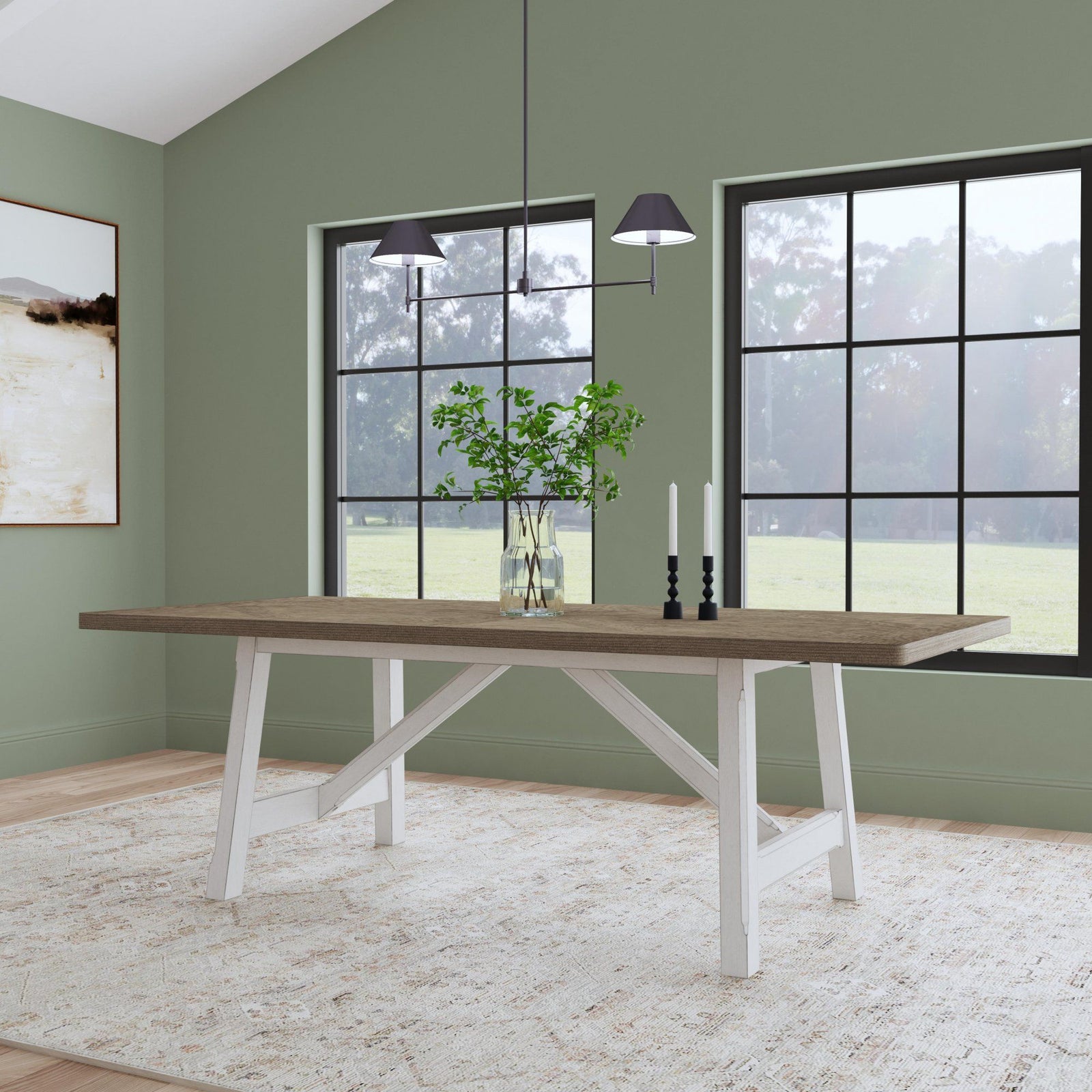 Melody  Rectangular Dining Table  White