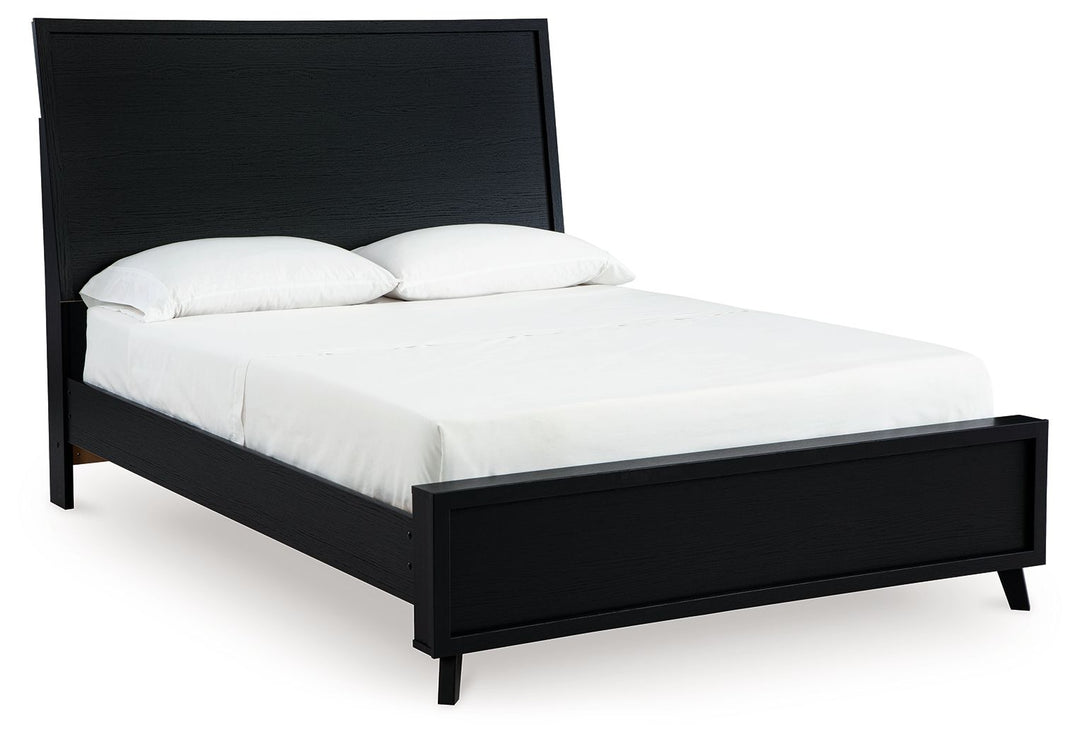 Danziar - Queen Panel Bed - Black by Ashley Furniture product image