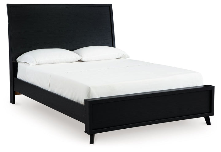 Danziar - Queen Panel Bed - Black by Ashley Furniture product image
