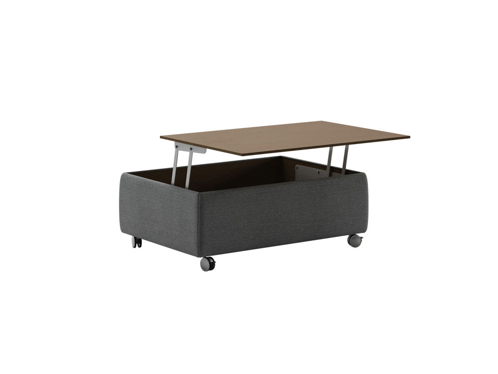 Luonto Functional studio - Functional-Table Fun-481 901-6-Caster Open Angle